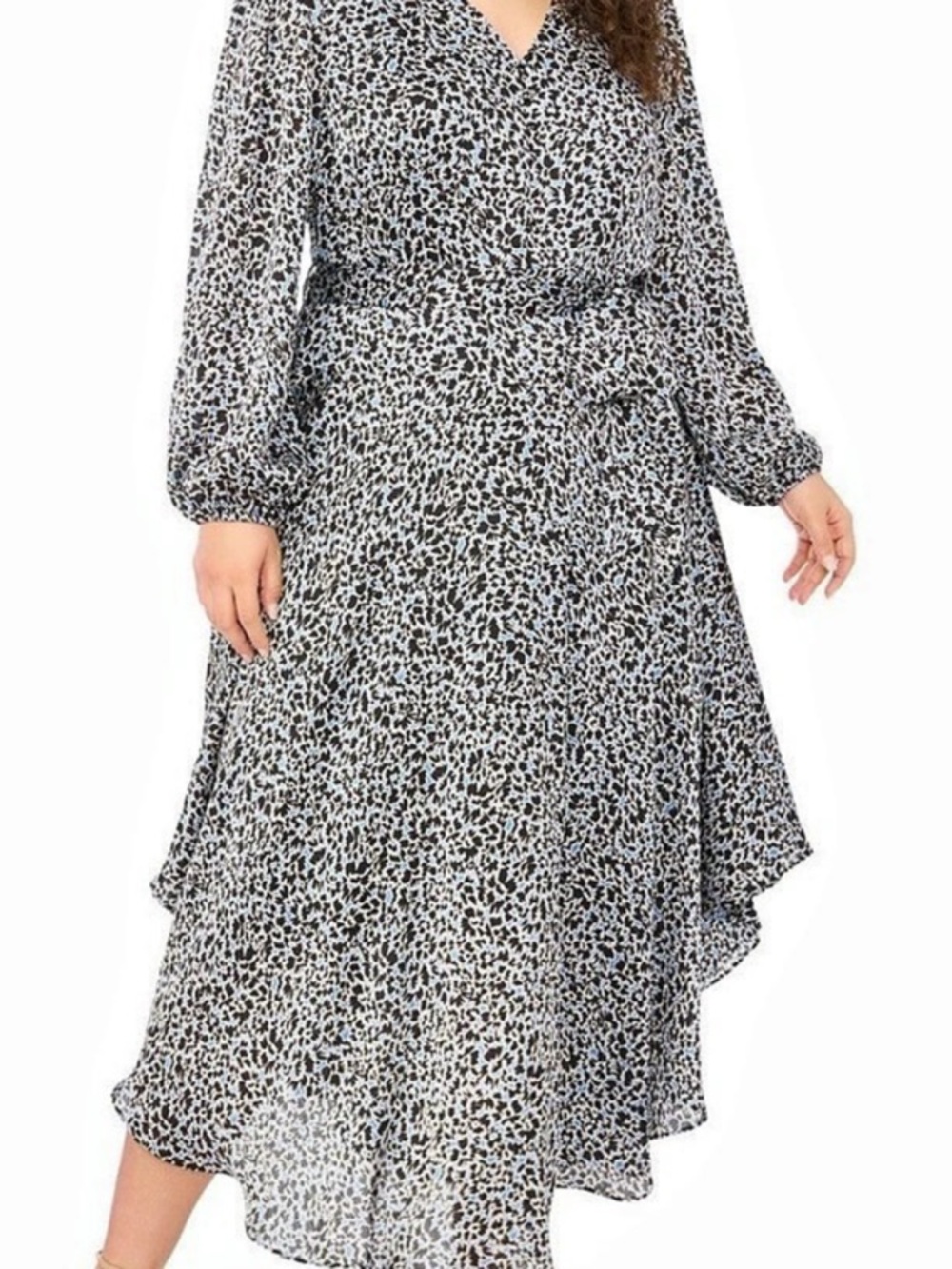Women's Animal Print Maxi Dress